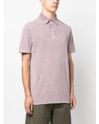 Altea Paint Splatter Detail Cotton Polo Shirt
