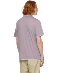 Vince Pink Double Layer Polo