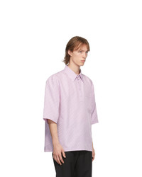 Camiel Fortgens Purple Jacquard Polo