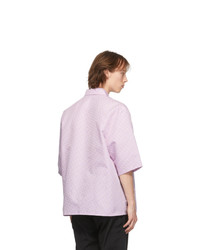 Camiel Fortgens Purple Jacquard Polo