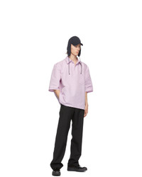 Camiel Fortgens Purple Jacquard Polo