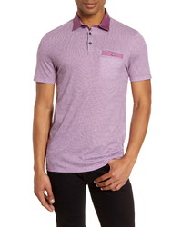 Ted Baker London Raket Slim Fit Pique Pocket Polo