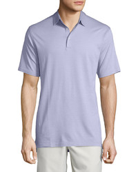 Peter Millar Short Sleeve Pique Polo Shirt Lilac