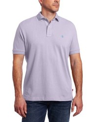 Izod Slim Fit Solid Pique Polo With Tipping