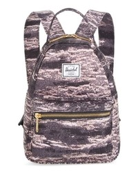 Light Violet Print Backpack
