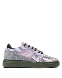 By Walid Connie Patchwork Low Top Sneakers