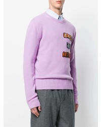 Valentino Jamie Reid Patch Appliqu Sweater