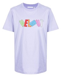 Helmut Lang 3d Logo Cotton T Shirt