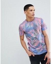 Another Influence All Over Tropical Print T Shirt