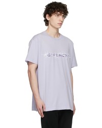 Givenchy Barbed Wire Flocked Logo T Shirt