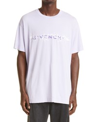 Givenchy Barbed Wire Logo Graphic Cotton Tee