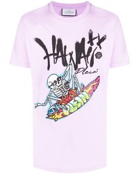 Philipp Plein Hawaii Graphic Print T Shirt