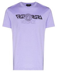 Versace Medusa Head Logo Print T Shirt