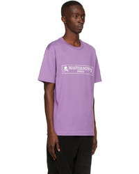 Mastermind World Purple Boxed Logo T Shirt