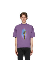 Palm Angels Purple Cactus T Shirt