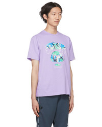 AAPE BY A BATHING APE Purple Cotton T Shirt
