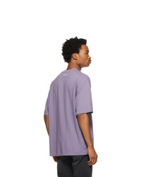 Acne Studios Purple Graphic T Shirt