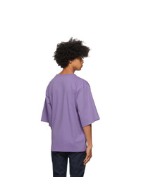 Martin Asbjorn Purple Logo T Shirt