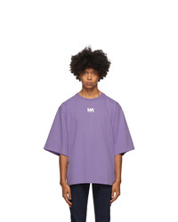 Martin Asbjorn Purple Logo T Shirt