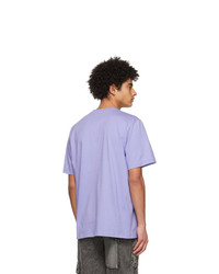 MSGM Purple New Logo T Shirt
