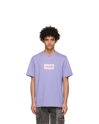MSGM Purple New Logo T Shirt