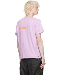 Norda Purple Printed T Shirt