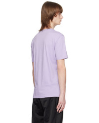 BOSS Purple Printed T Shirt