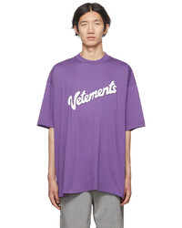 Vetements Purple Sweet T Shirt