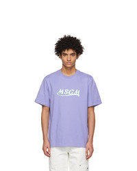 MSGM Purple T Shirt