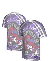 Mitchell & Ness Purple Toronto Raptors Hardwood Classics Jumbotron T Shirt