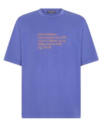 Dolce & Gabbana Short Sleeve Cotton T Shirt