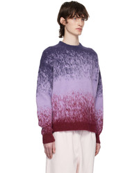 Madhappy Purple Fuzzy Gradient Sweater