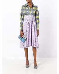 Olympia Le-Tan Frances Printed Skirt