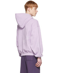 ERL Purple Cotton Hoodie