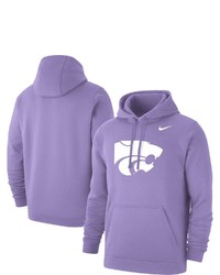 Nike Purple Kansas State Wildcats Lavender Emaw Club Pullover Hoodie