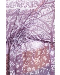 Sun & Shadow Print Kimono Top