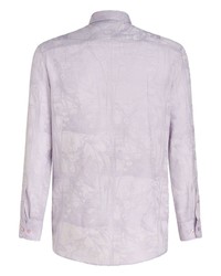 Etro Jacquard Patterned Cotton Shirt
