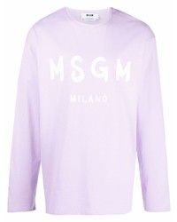 MSGM Logo Long Sleeve Top