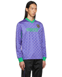 Sergio Tacchini Purple Aap Nast Edition Futbol Long Sleeve T Shirt