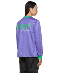 Sergio Tacchini Purple Aap Nast Edition Futbol Long Sleeve T Shirt