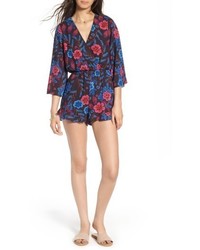 Everly Floral Print Romper