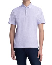 Bugatchi Ooohcotton Tech Geometric Polo Shirt In Lilac At Nordstrom