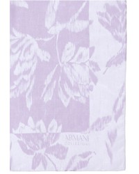 Nobrand Brush Floral Print Silk Scarf