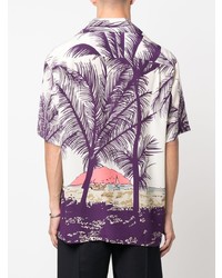 P.A.R.O.S.H. Palm Tree Short Sleeved Shirt