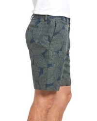 Bonobos Parker Print Linen Blend Shorts