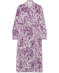 Evi Grintela Gilda Printed Silk De Chine Dress