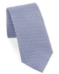 Isaia Abstract Print Silk Tie