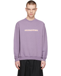 Stockholm (Surfboard) Club Purple Cotton Sweatshirt