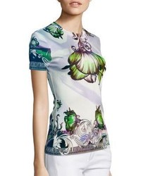 Versace Collection Floral Printed Tee
