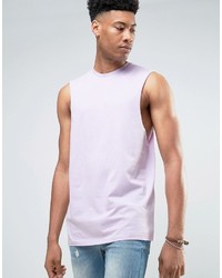 Asos Tall Sleeveless T Shirt With Palm Back Print